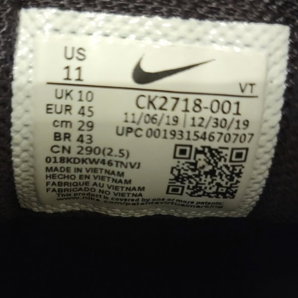 Nike Vapor Max 760 Size 11 Black with Green - Picture 4 of 6